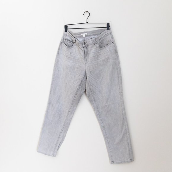 Eileen Fisher Stretch Boyfriend Jeans - Picture 6 of 9